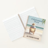 ビーチリタイアブックカバーインスピレーションノート ノートブック (内部)