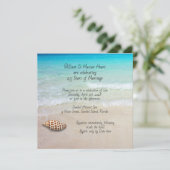 ビーチリニューアル誓いジュノニアシェル 招待状 (スタンド正面)