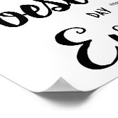 ビーチリハーサルディナーサイン * ベストデイ・エバー ポスター (角)