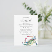 ビーチリハーサルディナー招待状テンプレート 招待状 (スタンド正面)