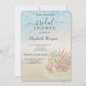 ビーチリラックス ブライダルシャワー 招待状 (正面)