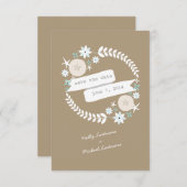 ビーチリースとバナー日付の保存 セーブザデート (正面/裏面)