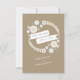 ビーチリースとバナー日付の保存 セーブザデート