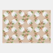 ビーチリースシースターズサンドドルサンドタン ラッピングペーパーシート (正面)