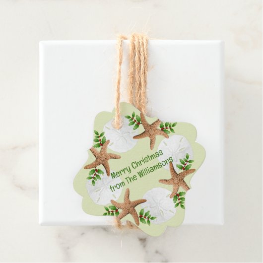 ビーチリースシーズアンドグリーティングクリスマス フェイバータグ (インサイチュ)