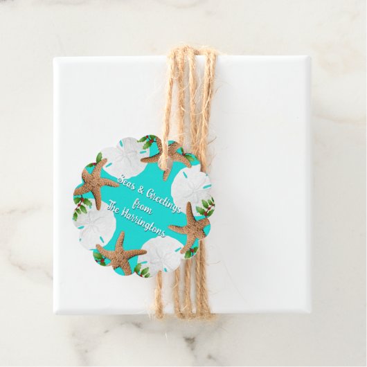 ビーチリースシーズアンドグリーティングクリスマス フェイバータグ (インサイチュ)