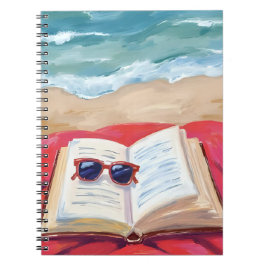 ビーチリード | 海の波 水彩画 ノートブック