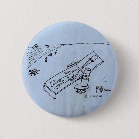 ビーチリード 缶バッジ (正面)