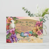 ビーチルアウ（ハワイ式宴会）パーティの招待状 招待状 (スタンド正面)