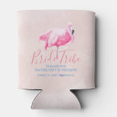 ビーチルアウ(ハワイ式宴会)ブルーピンクの熱帯バチェロレッテ週末 缶クーラー (裏面)