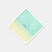 ビーチルックエレガントヴィンテージウェディングナプキンス スタンダードカクテルナプキン (角)