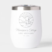 ビーチレイクハウスネームセーリングボートキャプテンカスタム (正面)