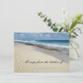 ビーチレシピカードの足跡 (スタンド正面)