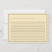 ビーチレシピカードの足跡 (裏面)