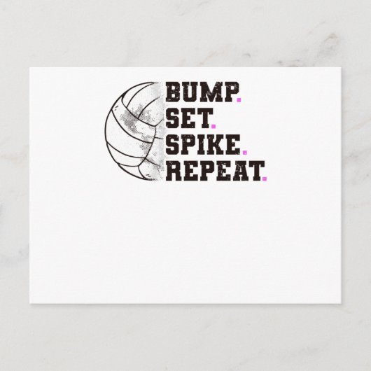 ビーチレディーバレーボール選手バレーボールガール ポストカード (正面)