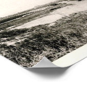 ビーチレーン，ウェストサンプトン，ニューヨーク，ヴィンテージ ポスター (角)