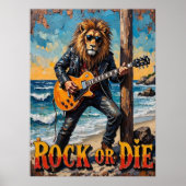 ビーチロッカー:ライオン ポスター (正面)