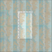 ビーチロッキーサンズドット抽象芸術織物 ファブリック (タイル)