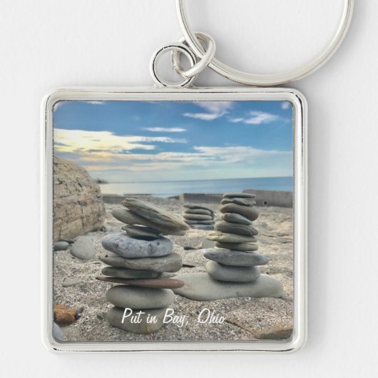 ビーチロックス、プットインベイ  キーホルダー (正面)