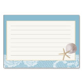 ビーチロマンスレシピカードブルー テーブルナンバー (裏面)