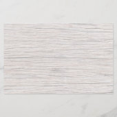 ビーチローズの木製結婚式招待状 お手頃な価格の紙 チラシ (裏面)