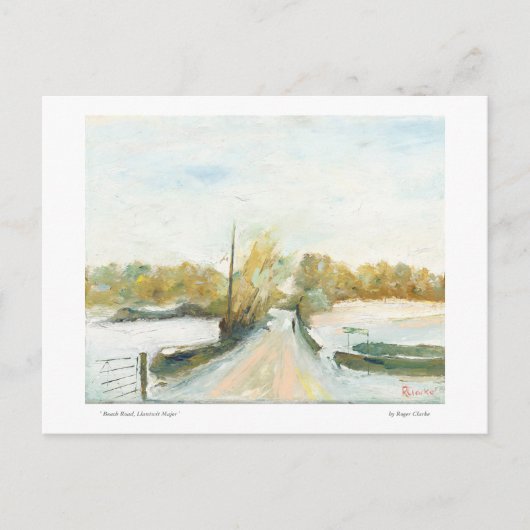 ビーチロード、ラントウィットハガキ専攻のー ポストカード (正面)
