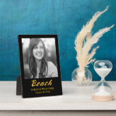 ビーチワードマーク フォトプラーク (側面)