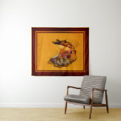 ビーチングアイズアールデコポートレートバイゾーモツェルト タペストリー (インサイチュ(横))