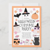 ビーチングハローウィンパーティ招待状 招待状 (正面)