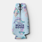 ビーチヴィベパステルカラーズシーアニマルパターン ボトルクーラー (裏面)