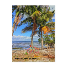 ビーチ上の自転車 – Pine Island Florida