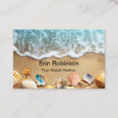 ビーチ不動産仲介業者沿岸の名刺 名刺 (正面)