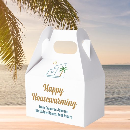 ビーチ不動産会社の引っ越し祝い フェイバーボックス