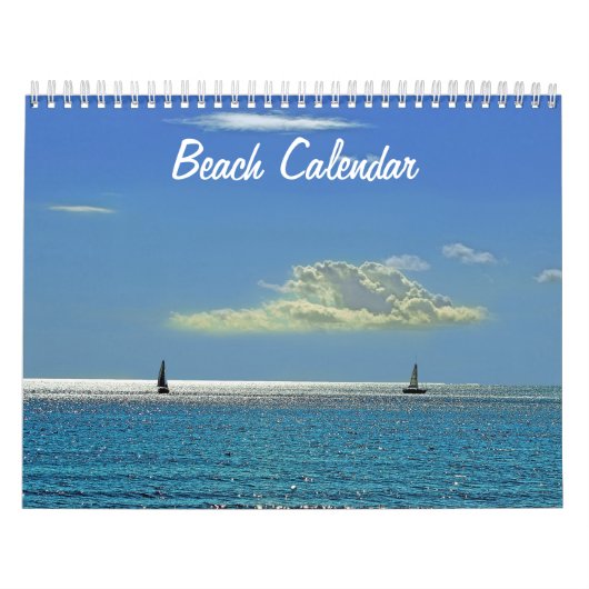 ビーチ予定表 カレンダー (カバー)