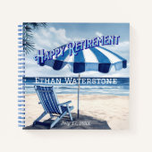 ビーチ予約に退職 ノートブック (正面)