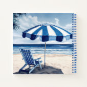 ビーチ予約に退職 ノートブック (裏面)