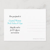 ビーチ事業有償の広告はがき ポストカード (裏面)