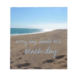 ビーチ付き引用文 ノートパッド