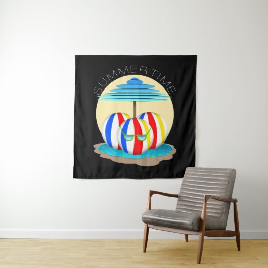 ビーチ仲間ビート熱：太陽のアウト、フィンのアウト！ タペストリー (インサイチュ)