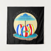 ビーチ仲間ビート熱：太陽のアウト、フィンのアウト！ タペストリー (正面)