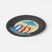 ビーチ仲間ビート熱:太陽のアウト、フィンのアウト! ペーパープレート (アングル)