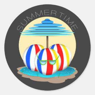 ビーチ仲間ビート熱：太陽のアウト、フィンのアウト！ ラウンドシール