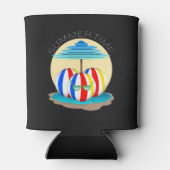 ビーチ仲間ビート熱:太陽のアウト、フィンのアウト! 缶クーラー (裏面)