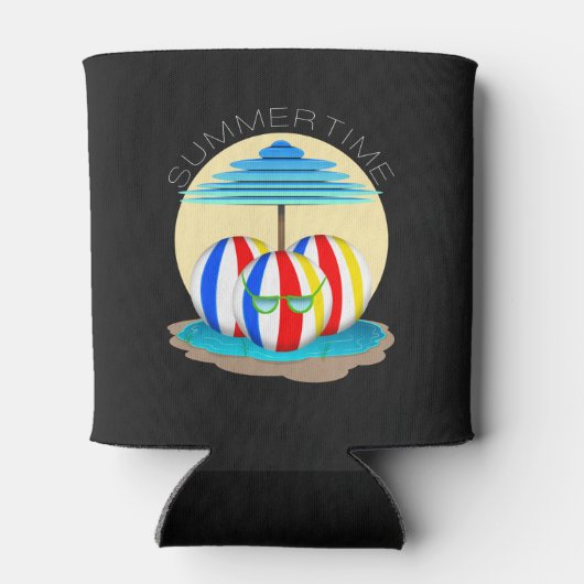 ビーチ仲間ビート熱：太陽のアウト、フィンのアウト！ 缶クーラー (裏面)