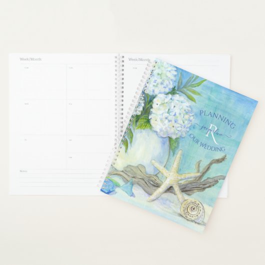 ビーチ企画結婚ヒトデ貝ブライダル プランナー手帳 (ディスプレー)