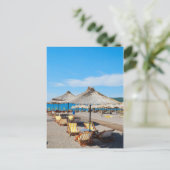 ビーチ休暇はがき ポストカード (スタンド正面)