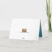 ビーチ休暇サンキューカード サンキューカード (裏面)