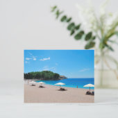 ビーチ休暇inモンテネグロ ポストカード (スタンド正面)