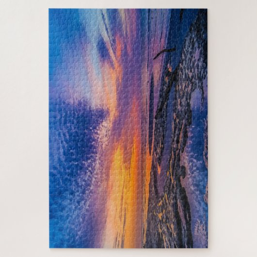 ビーチ侵食ボーフォートSCビューティフルサンライズ ジグソーパズル (縦)