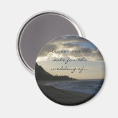 ビーチ保存日付 マグネット (正面/裏面)